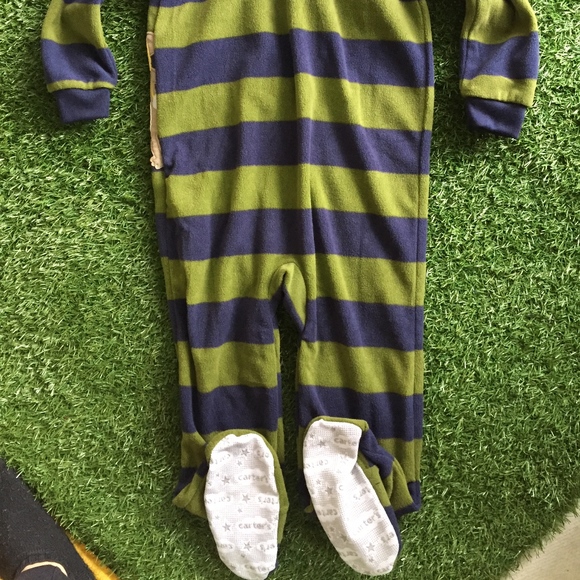 Toddler Boy 3yr Fleece Pajamas PJ Onesie - Picture 6 of 6